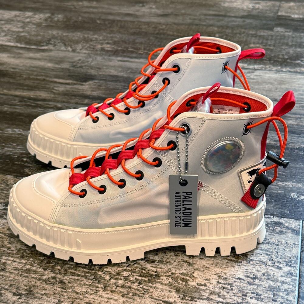 Palladium Pampa Earth Scout Boots Mens Size 7 Hiking Shoes‎ 77354-116 NEW - Picture 9 of 13